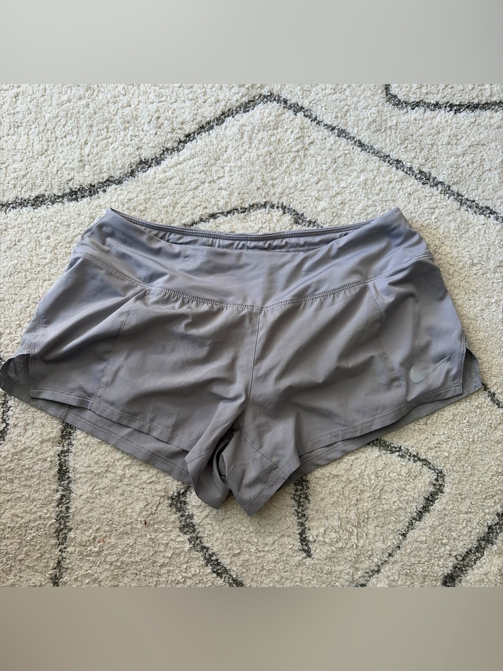 Women’s Nike Dri/Fit Grey Low rise Performance Shorts